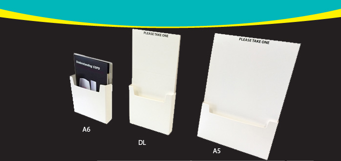plain brochure holders